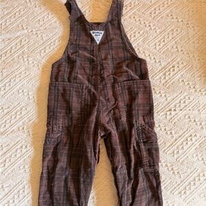 OshKosh B'gosh Corduroy Overalls in Rich Brown